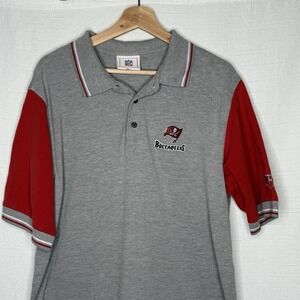 VTG 2003 Tampa Bay Buccaneers NFL Embroidered Polo Shirt Men's Size‎ L Football